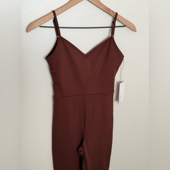 REFORMATION Emmy Ecostretch Jumpsuit - Chestnut - Picture 7 of 13